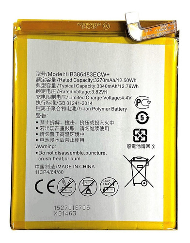 Bateria Pila Huawei Hb386483ecw Honor 6x G9 Plus