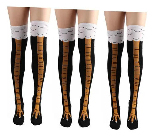 Anan 3 Pares Calcetas De Patas De Pollo Calcetas Cetas De