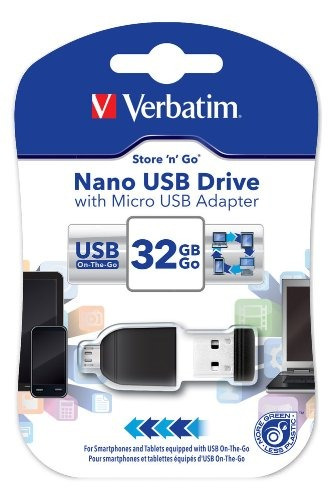 Verbatim 32gb Store N Go Nano Usb Flash Drive