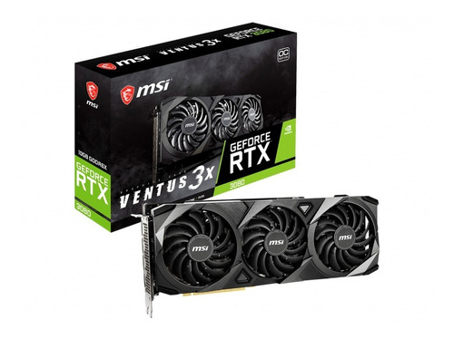 Placa De Video Msi Rtx 3080 Ventus 3x 10g Nvidia Lhr