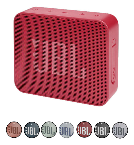 Altavoz portátil Go Essential Bluetooth Jbl Cor rojo a prueba de agua