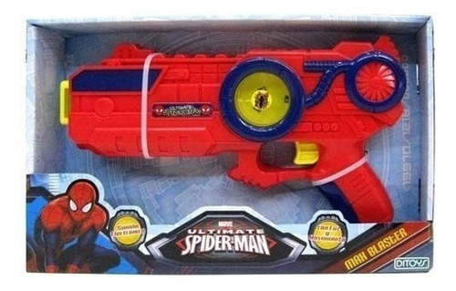 Pistola Max Blaster Spider Man Ditoys Niños Hombre Araña