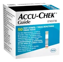 Comprar Tiras Reactivas Accu Chek Guide - Medición De Glucosa X 50