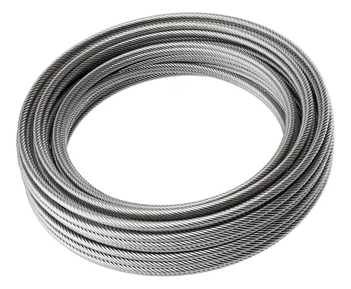 Cable Luckin De Acero Inoxidable Grueso De 1/4 Pulgadas, 50