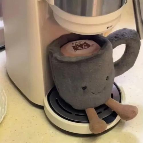 Copo De Café Brinquedo De Pelúcia Presente Infantil
