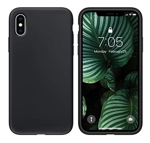 Ouxul - Funda Para iPhone X/iPhone XS De 5,8 Pulgadas Negro