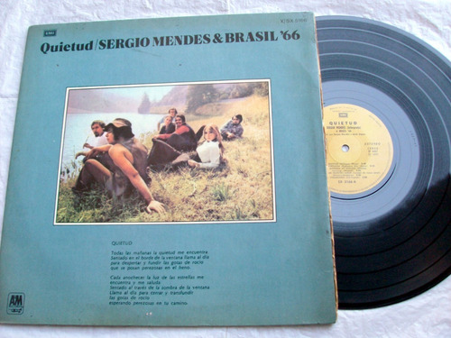 Sergio Mendes & Brasil '66 - Quietud / Bossa Vinilo 1971 Vg+