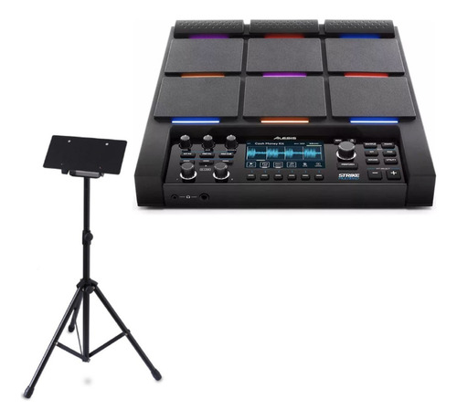 Kit Alesis Strike MultiPad Strikempad Com Suporte