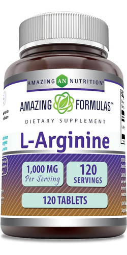 Amazing Formulas L-arginine 1000 Mg 120 Tabletas