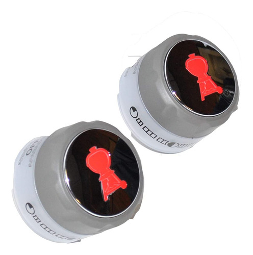 Control Knobs Weber 91538 Iluminado, Paquete De 2 Unidades,