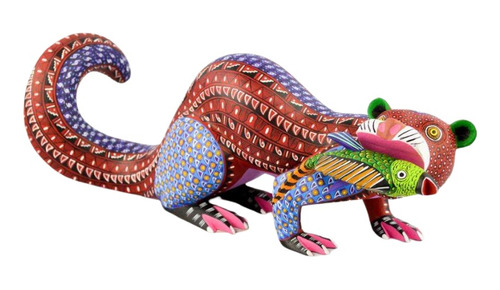  Alebrijes De Madera Oaxaca Nutria | Magia Mexica A1280