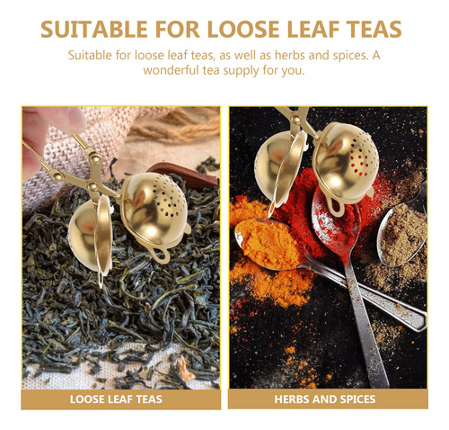 Filtro De Té, Colador De Té Reutilizable De Acero Inoxidable