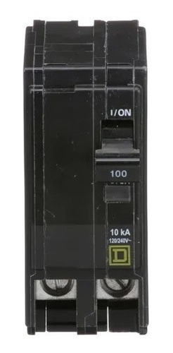 Interruptor Termomagnético Qo2100 2polos 100amp Schneider