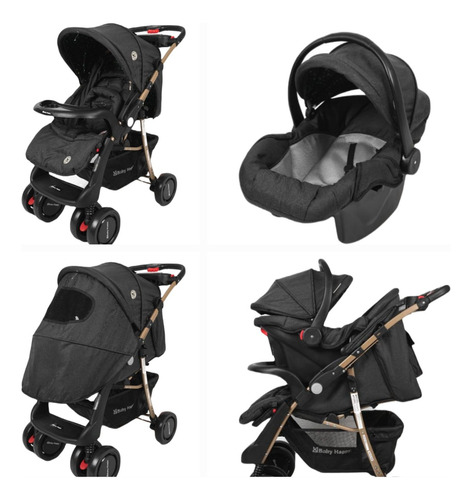 Coche Cuna Para Bebe Gold Babyhappy Con Portabebe