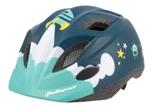 Casco Para Bici Polisport Kid Premium Spaceshi Xs