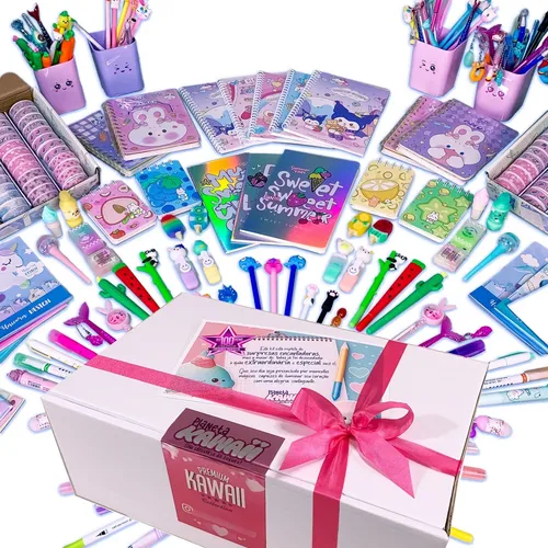 Caixa Surpresa Kawaii 100 Itens Brinde Caixa Presente Caixa Surpresa Kawaii 100 Itens Brinde Caixa Presente