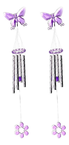 4 Campanas De Viento Decorativas Para Exteriores, 4 Piezas