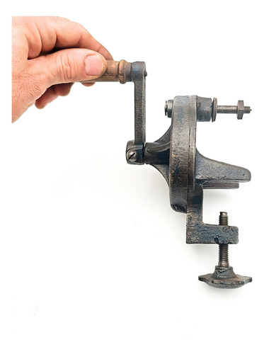 Maquina Manual Para Afilar Cuchillos Cuchillas Antigua Gris (Usado)