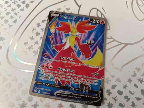 Delphox V Ultra Rare Carta Pokémon Original Y Nueva 