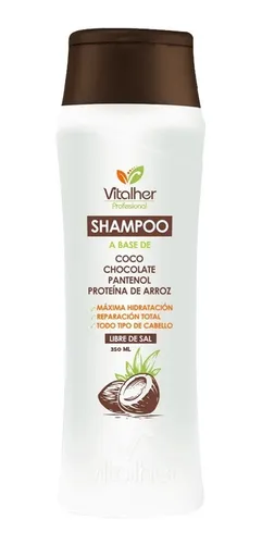 Shampoo Vitalher Coco X350ml - mL a $100