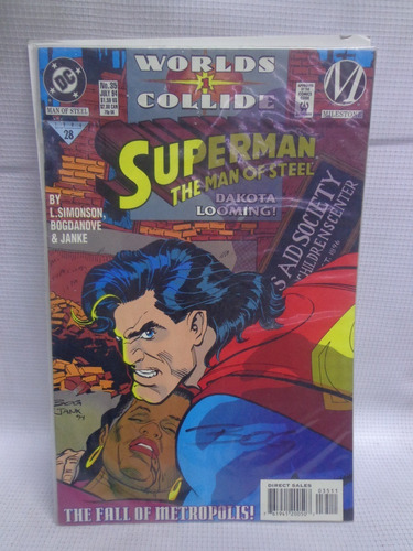 Superman Worlds Collide 35 (1994) Dc Comic En Ingles