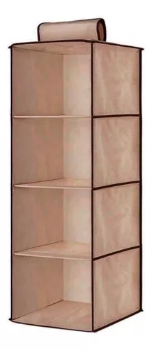 Organizador de 6 piezas 30x30x120cm colgante para armario BEIGE -   - dropshipping al por mayor