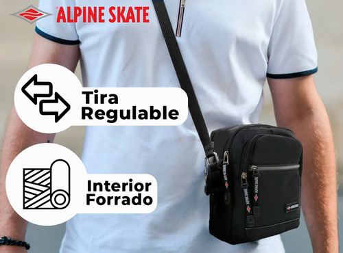 Morral Porta Celular Antirrobo Correa Desmontable Ajustable