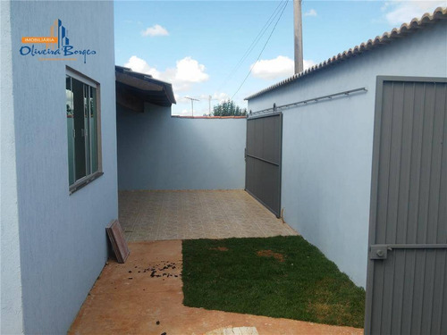 Casa Com 3 Dormitórios À Venda, 110 M² Por R$ 240.000,00 - Residencial Dom Felipe - Anápolis/go - Ca0090