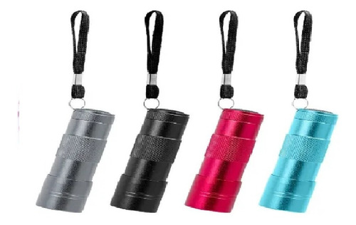 4 Mini Linterna Para Uñas Luz Led Lámpara Uv Gel Acrílico