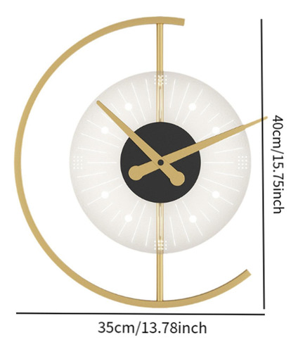 Lámpara De Pared Con Reloj Nórdico, Luz Cálida, Luz De