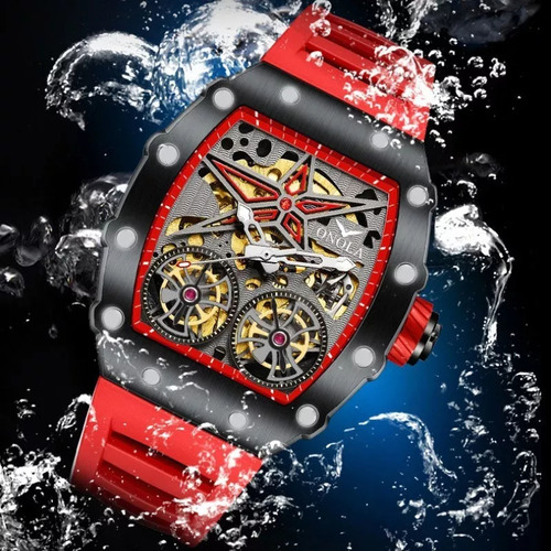 Reloj Mecánico Onola On6829 Hollow Fashion Para Hombre