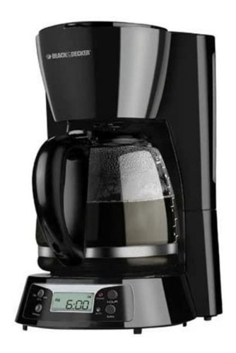 Cafetera Black+Decker BCM1411 automática negra de filtro 220V
