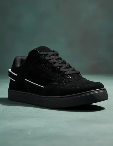 Tênis Skate Casual Resistente Leve Preto/Preto