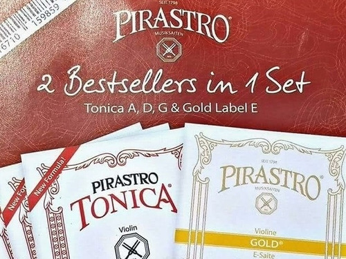 Juego De Cuerdas Pirastro Tonica 