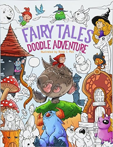 Fairy Tales Doodle Adventure A Beautiful Coloring Book For A