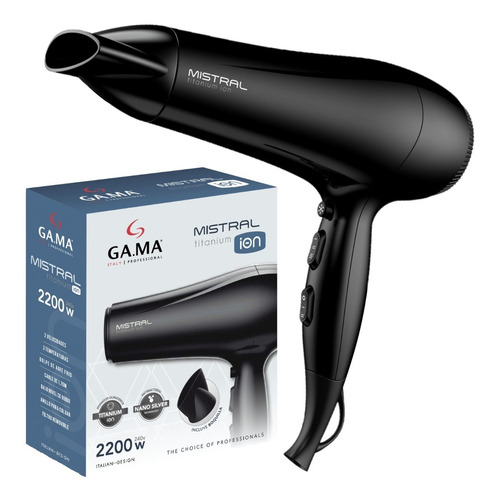 Secador Gama Mistral Titanium Ion 2200w