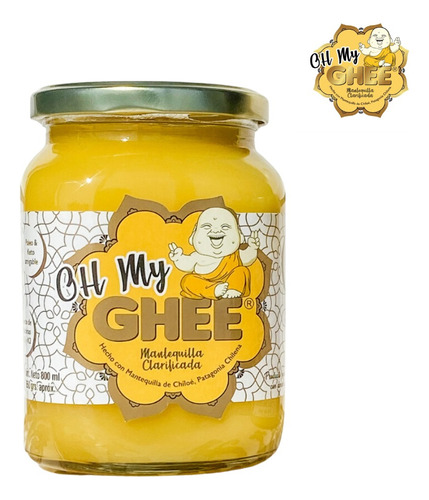 Oh My Ghee De Mantequilla De Libre Pastoreo De Chiloé 800ml