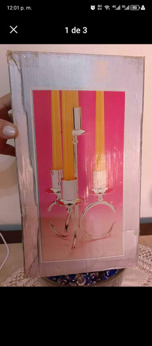 Candelabro De 4 Brazos En Plata Legítima 30$ (Usado)