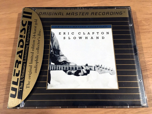 Eric Clapton Slowhand Mfsl 24 Kt Gold Cd Audiophile Usa