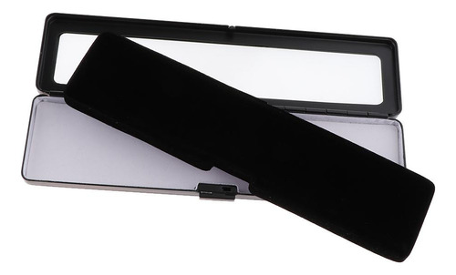 Vitrina De Joyas De Cristal Con Piedras Con Cierre 5,4 Negro