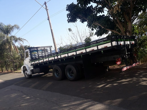 Imagem 6 de 12 de Mb 1620 Truck Carroceria De Madeira 8m 1998