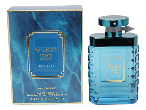 Guess Uomo Acqua Eau De Toilette 100 Ml Para Hombre