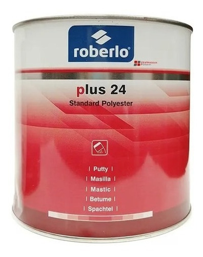Masilla Poliester Roberlo Plus 24 Gran Terminacion 4kg Y1
