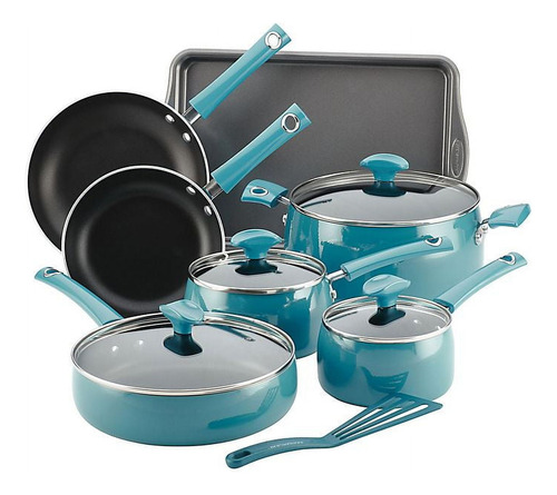 Set 12 Utensilios De Cocina Antiadherentes Rachael Ray