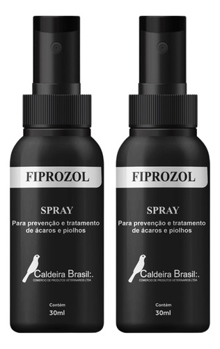 Kit 2 Unidades - Fiprozol Para Pássaros - 30ml