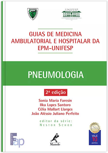 Pneumologia, de Faresin, Sonia Maria. Editora Manole LTDA, capa dura em português, 2013