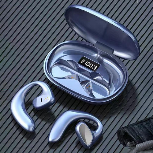 Auriculares Bluetooth De Conducción De Aire Con Azul