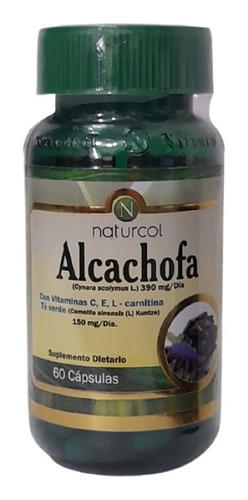 Alcachofa Por 60 Capsulas - Unidad a $333