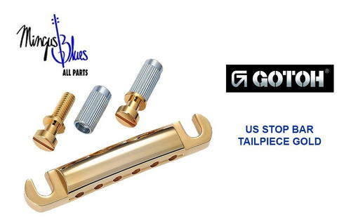 Gotoh Tiracuerdas - Tailpiece Dorado Guitarra Eléctrica 