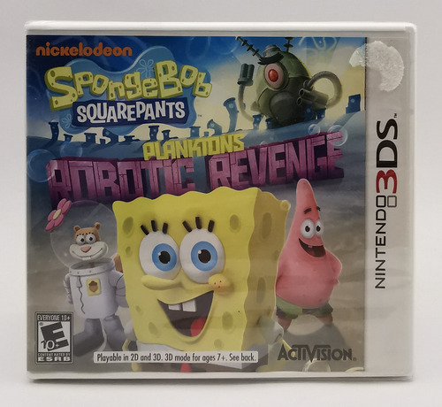 Spongebob Squarepants Plankton's Robotic Revenge 3ds Gallery